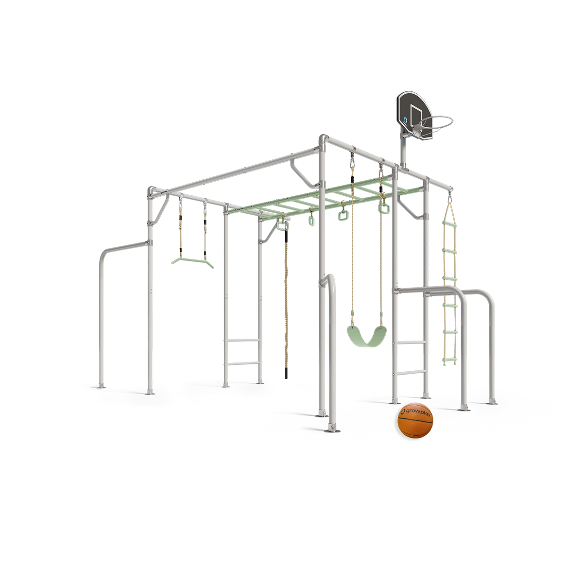 Growplay Large monkey bars frame in green
