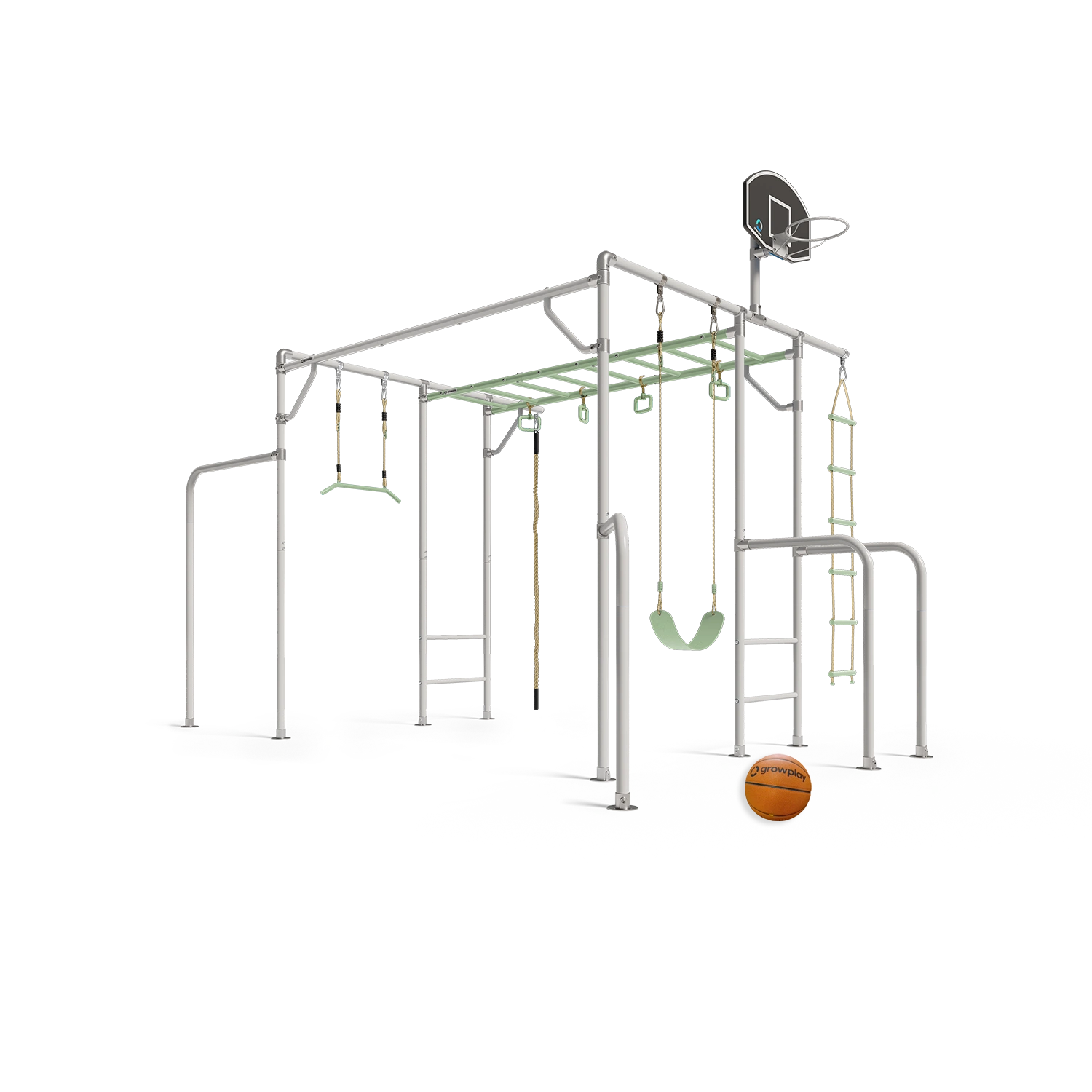 Growplay Large monkey bars frame in green