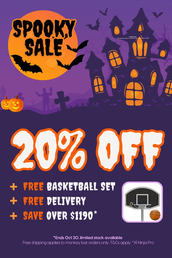 AU Spooky Sale: 20% off with free delivery and a free basketball set