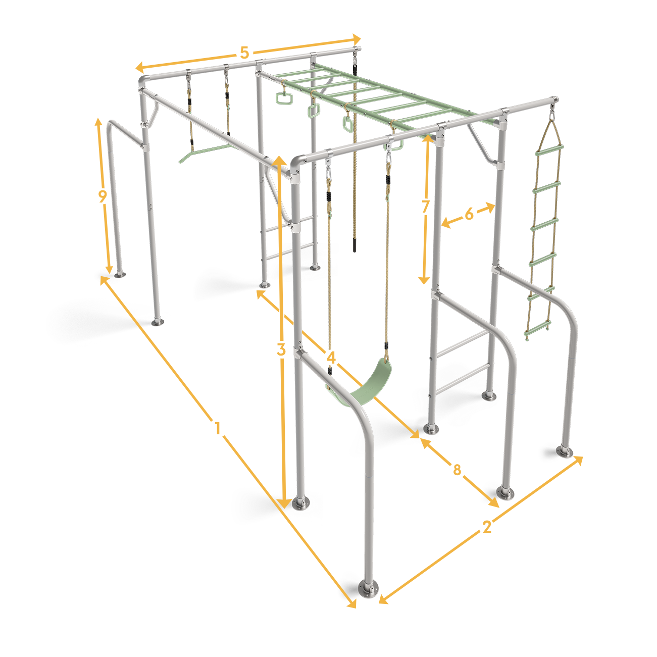 THE LARGE dimensions diagram