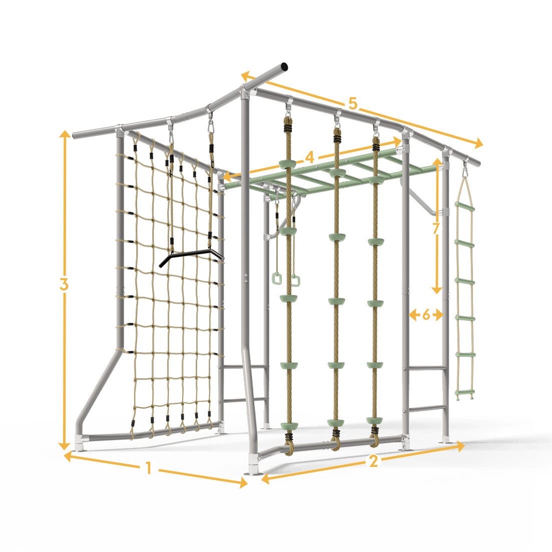 THE COMPACT dimensions diagram