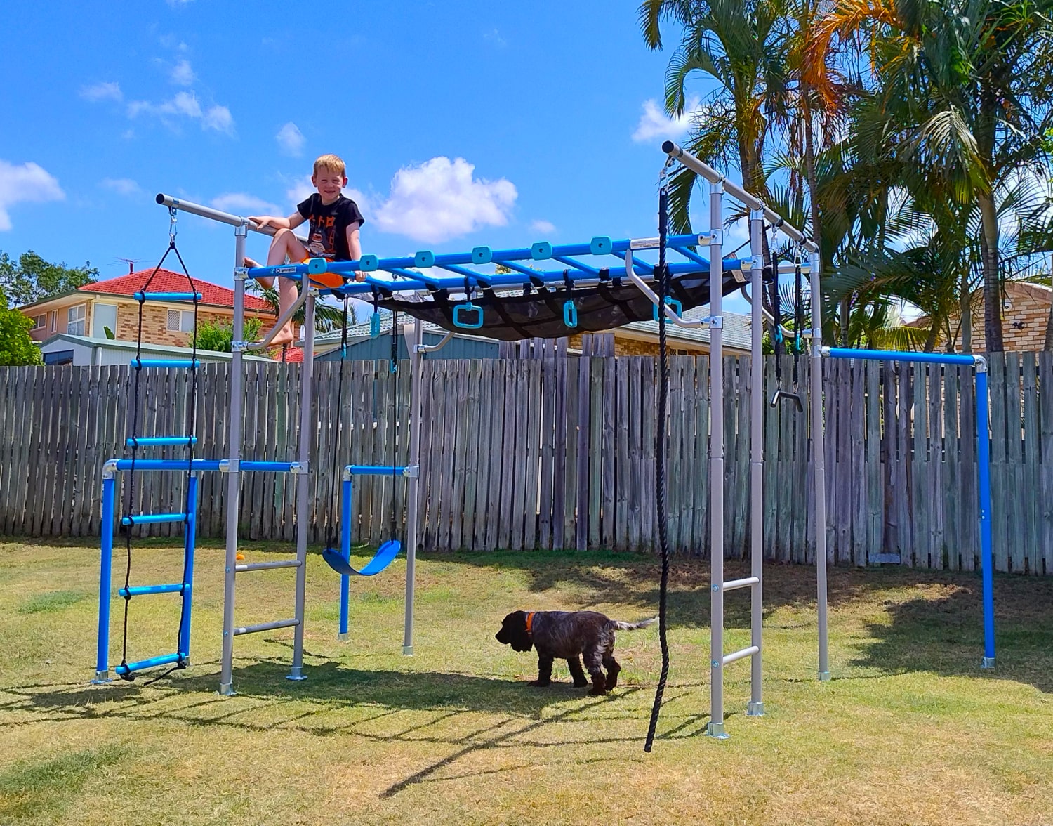 Large Frame (Adventurer) – Kids Climbing Frame Monkey Bars