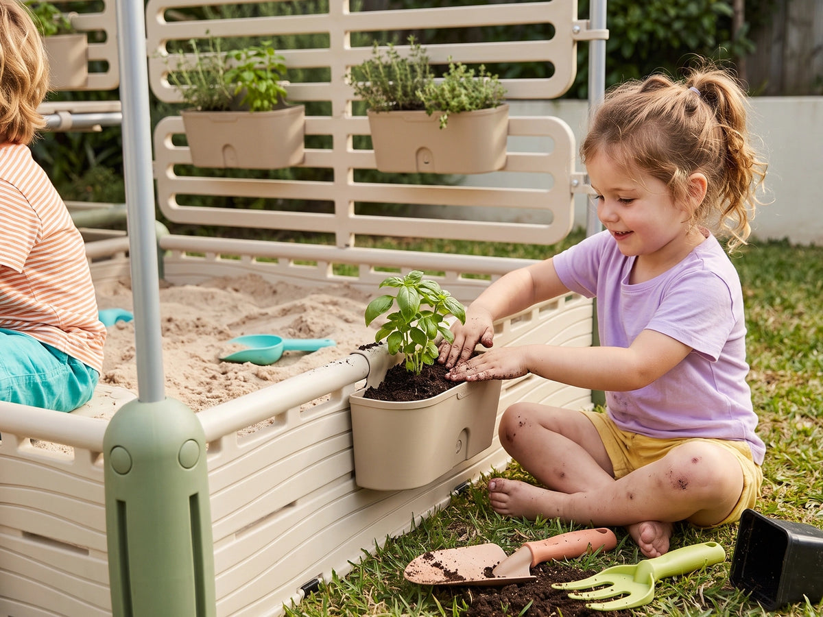 The garden is part of the game