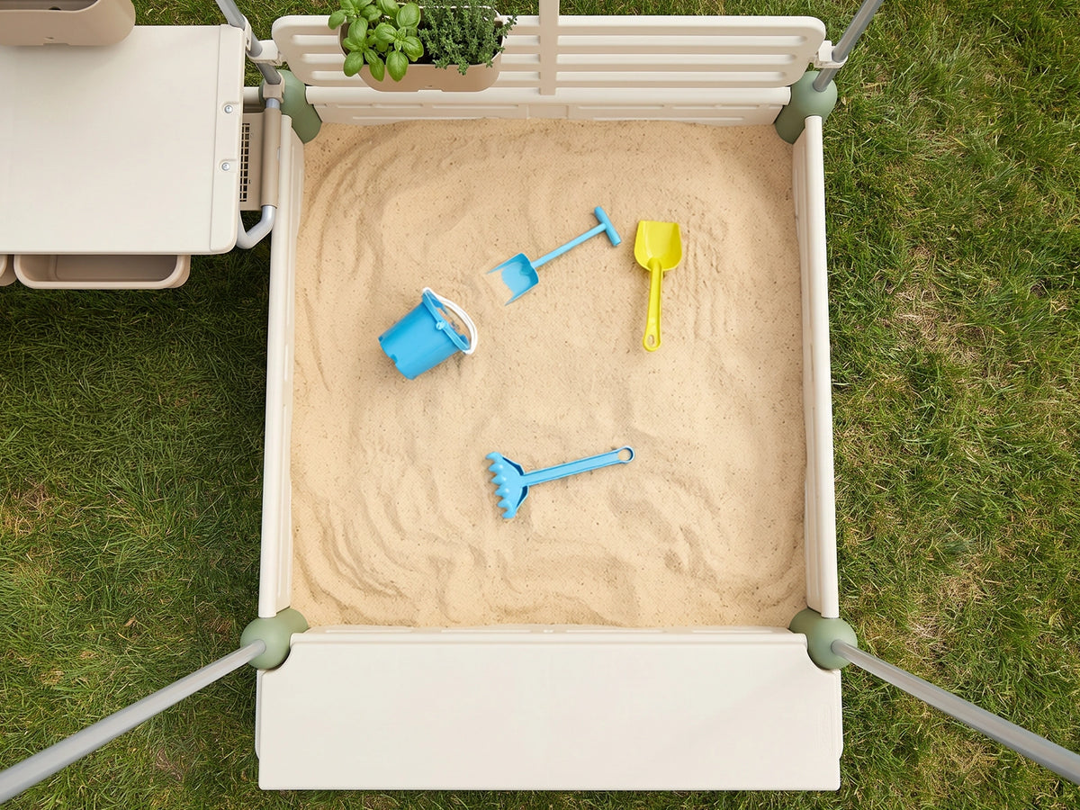 Every sandpit needs a storage box