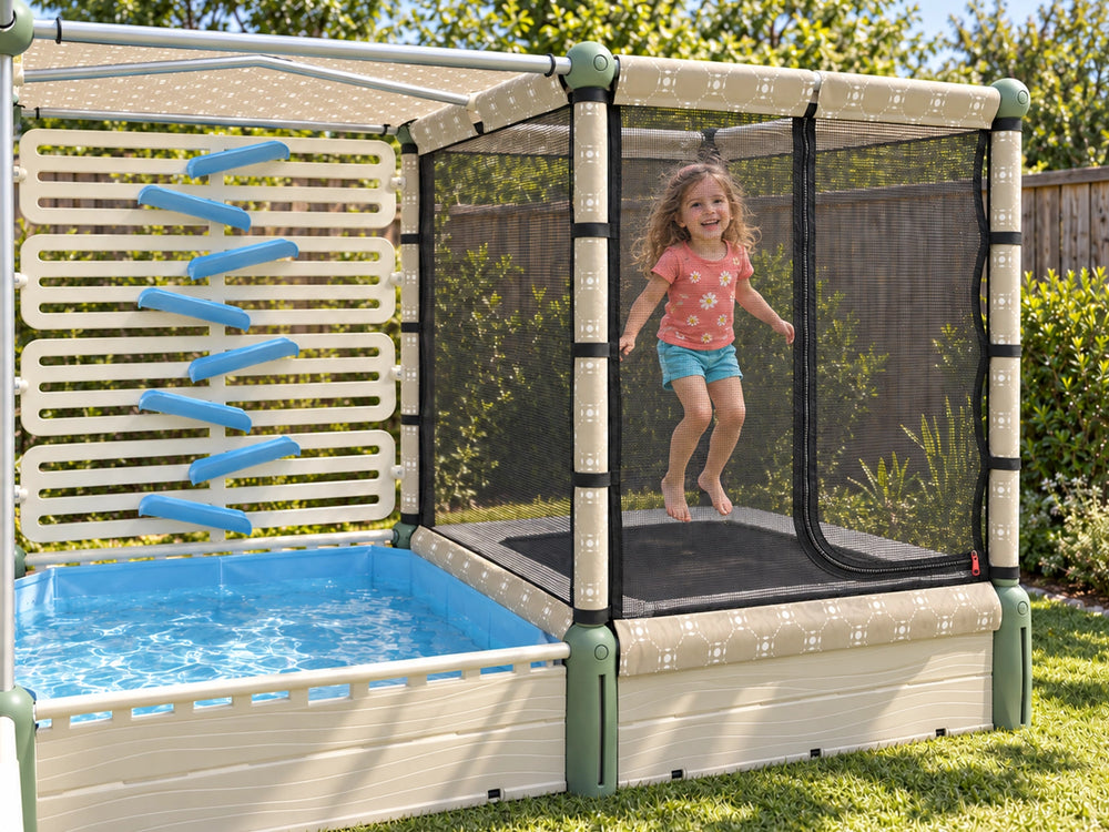 Safe and secure zipper entrance